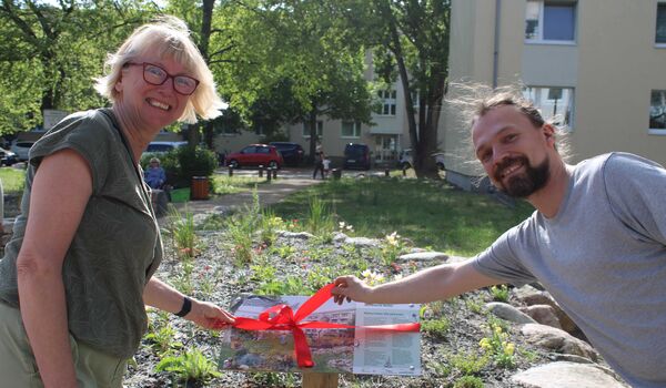 Stadtnatur: Naturnaher Innenhof in Berlin-Köpenick wird eingeweiht
