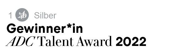 Logo ADC Talent Award 2022, Silber