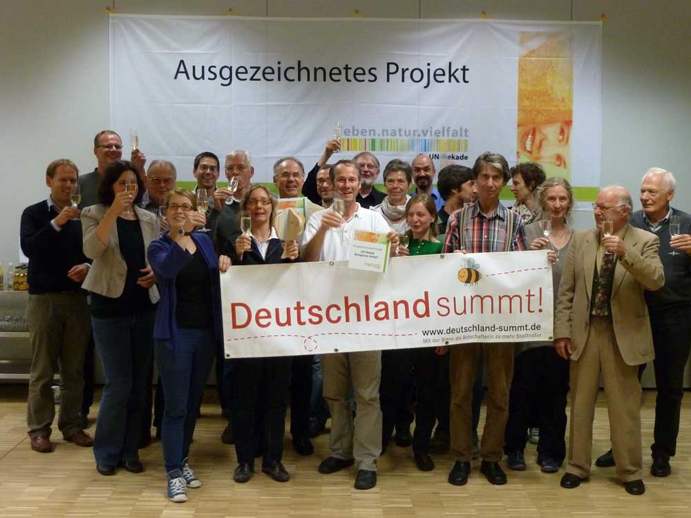 Deutschland summt!: Auszeichnung zum UN-Dekade-Projekt